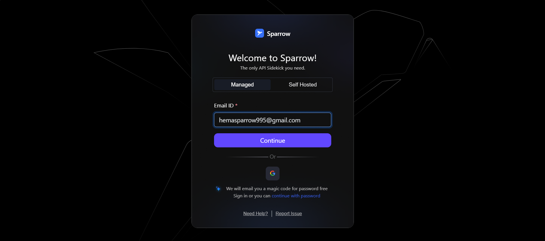 GettingStartedWithSparrow