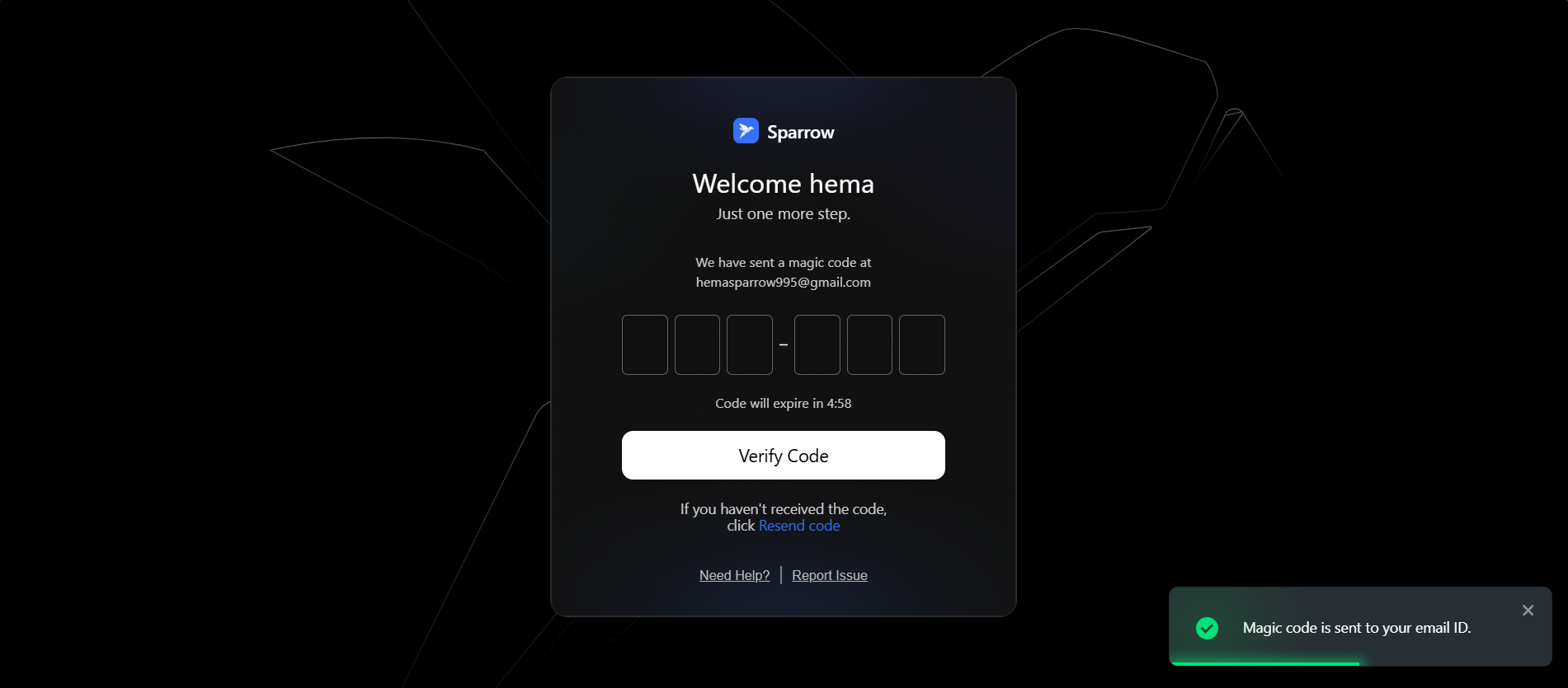 GettingStartedWithSparrow