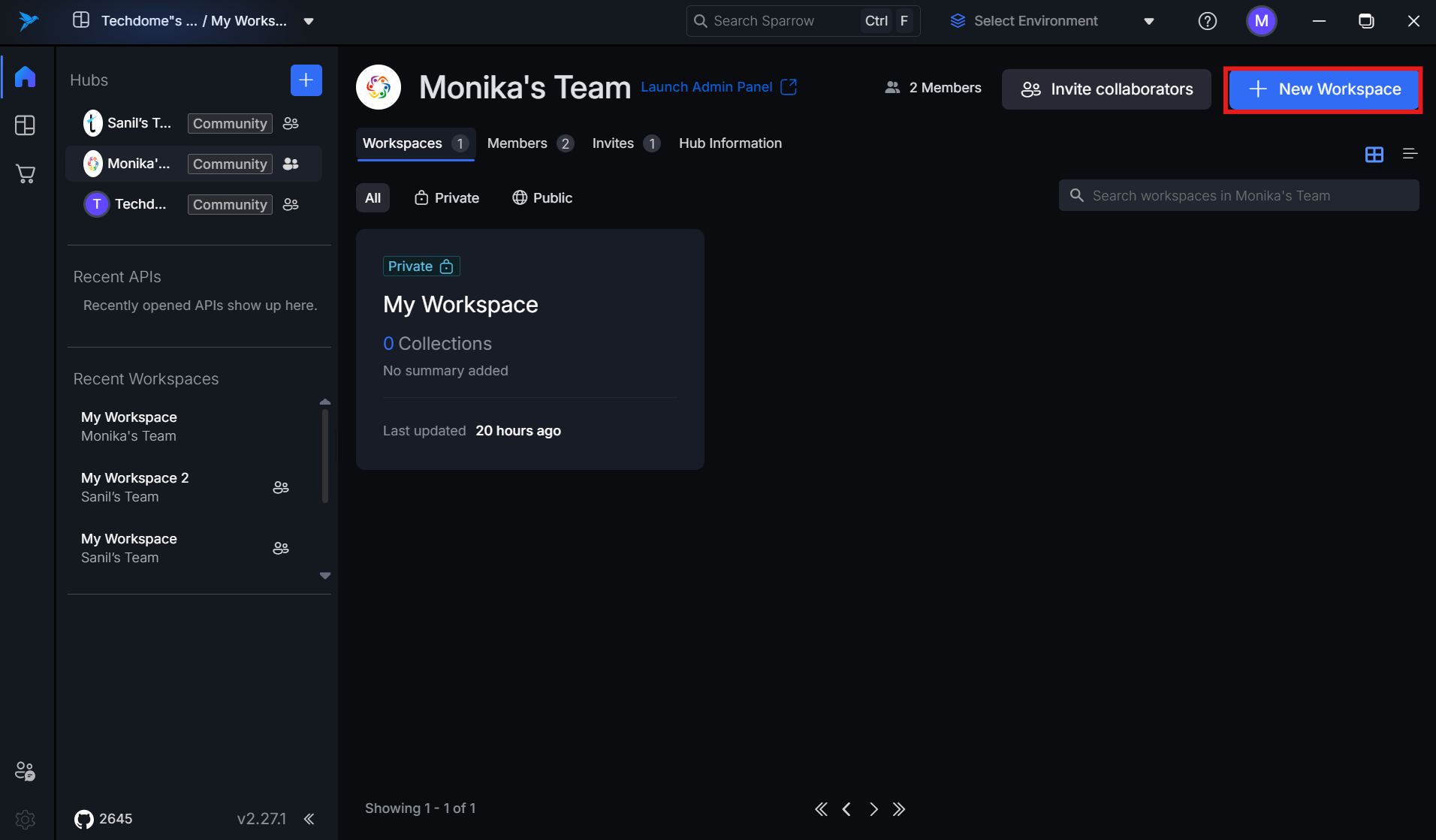 Workspaces