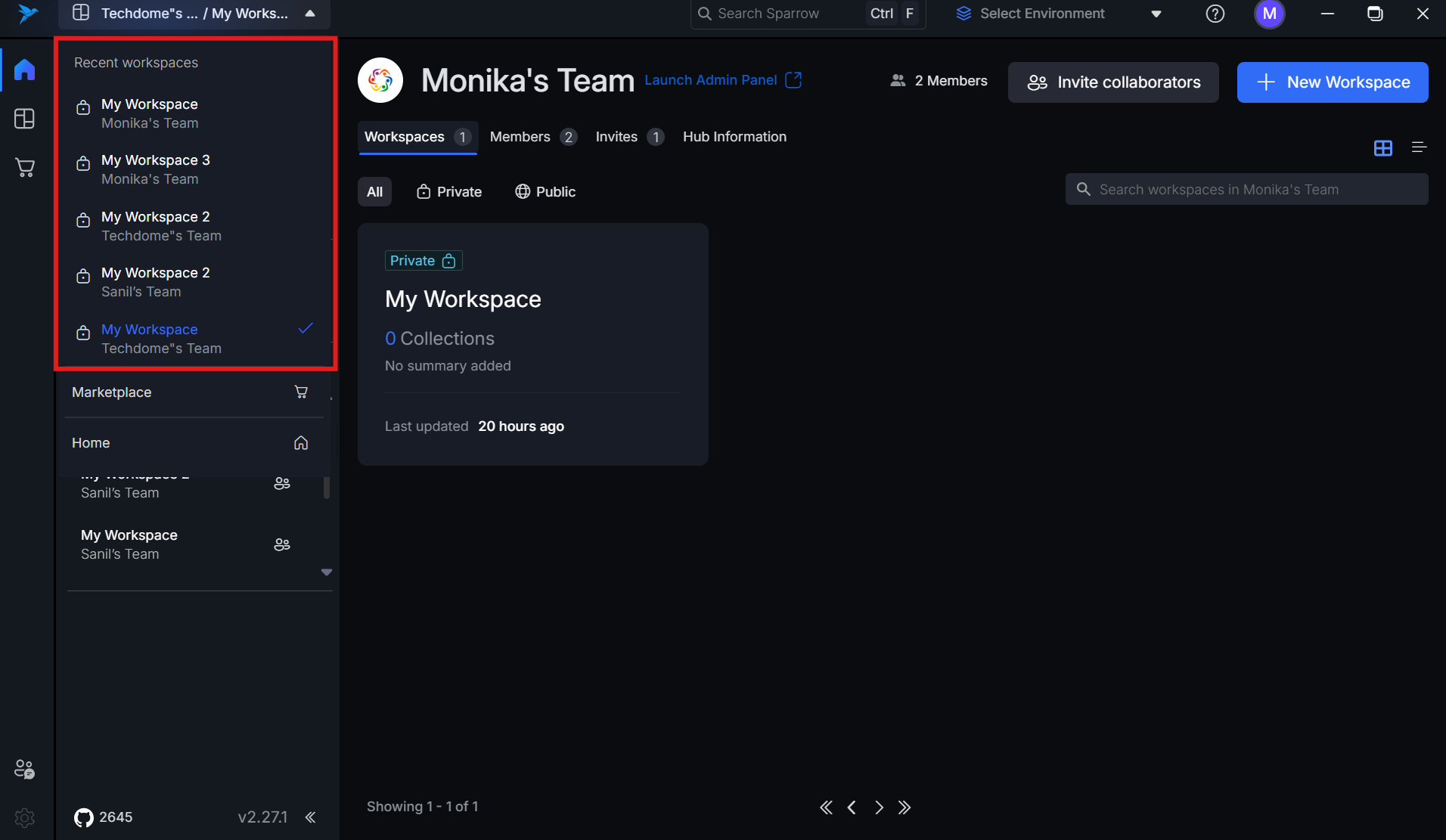 Workspaces