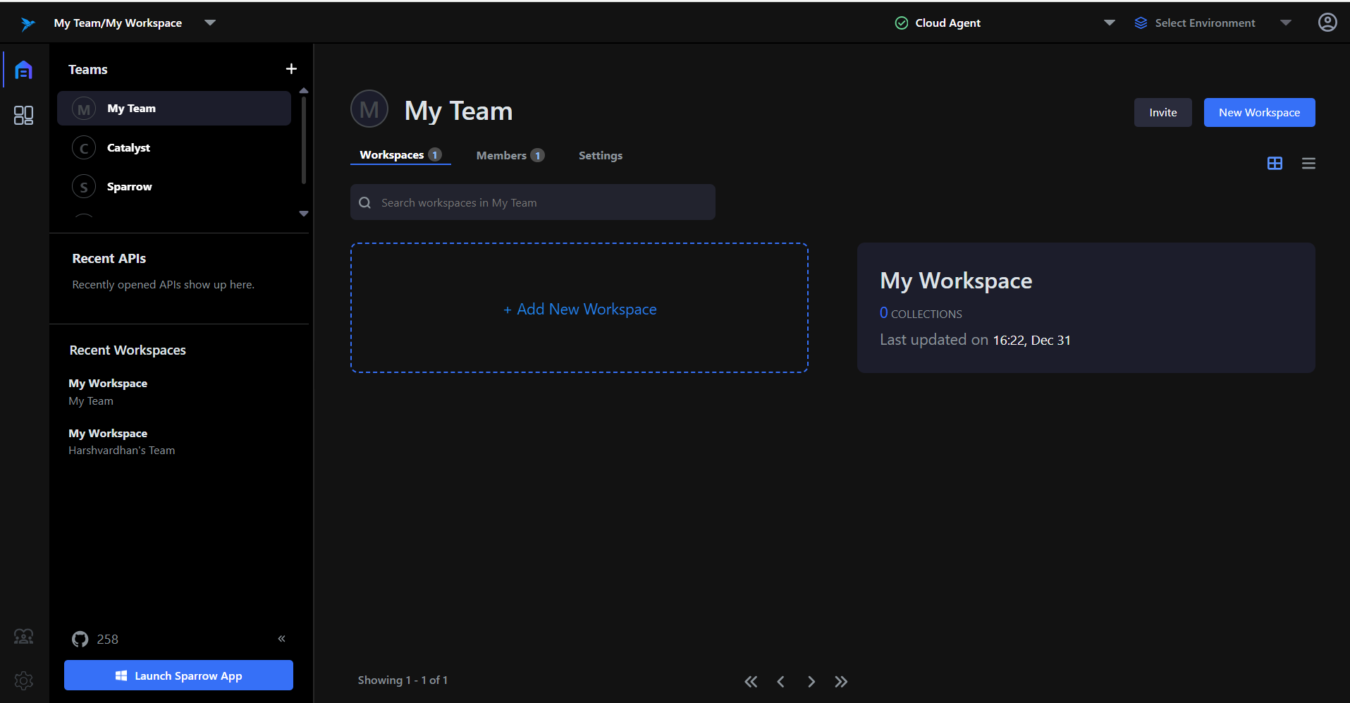 Teams&amp;workspaces